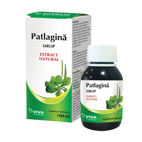 Sirop de patlagina, 100 ml-VITA.00126