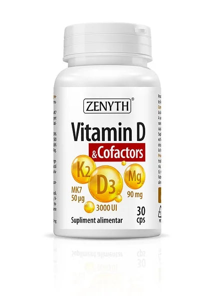 Vitamin D & Cofactors 1100 mg, 30 cps-ZENY.00151