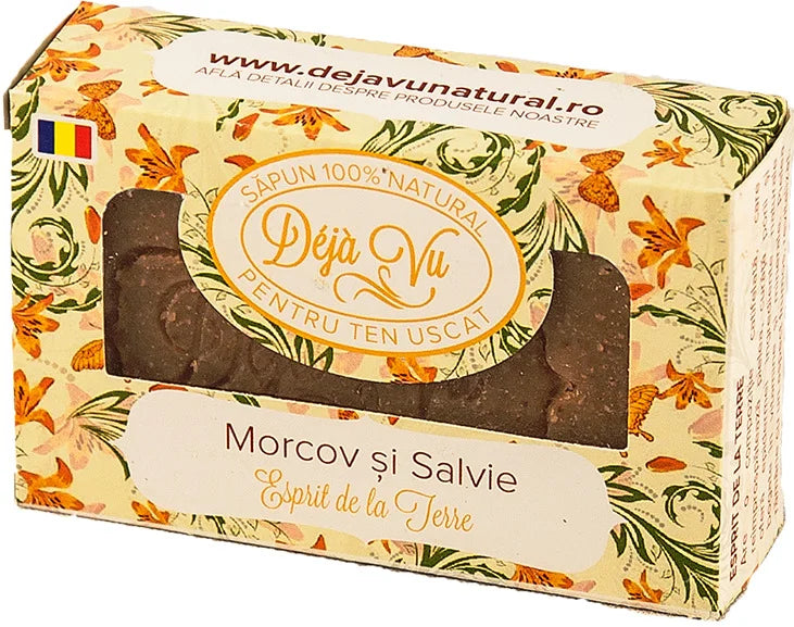 Sapun natural cu morcov & salvie 90gr-DEJA.00005