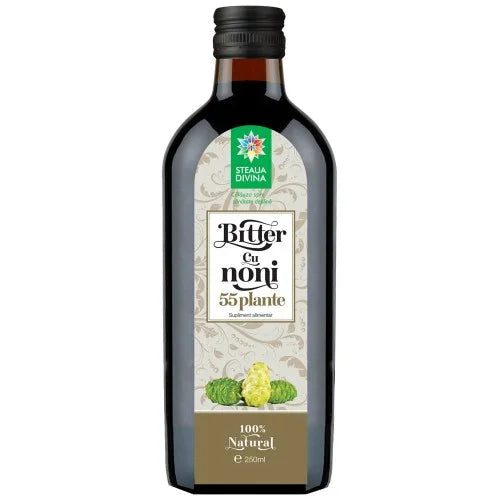 Bitter cu Noni, 55 plante, 250 ml-SANT.00223