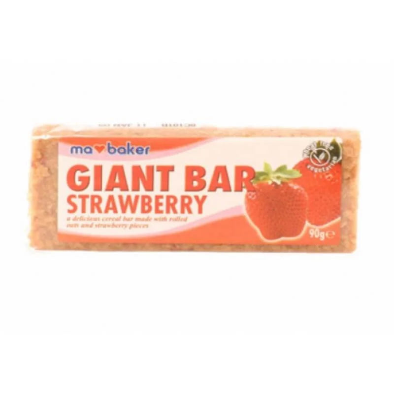 Baton ovaz cu capsuni 90 g Ma Baker-MYBI.00050