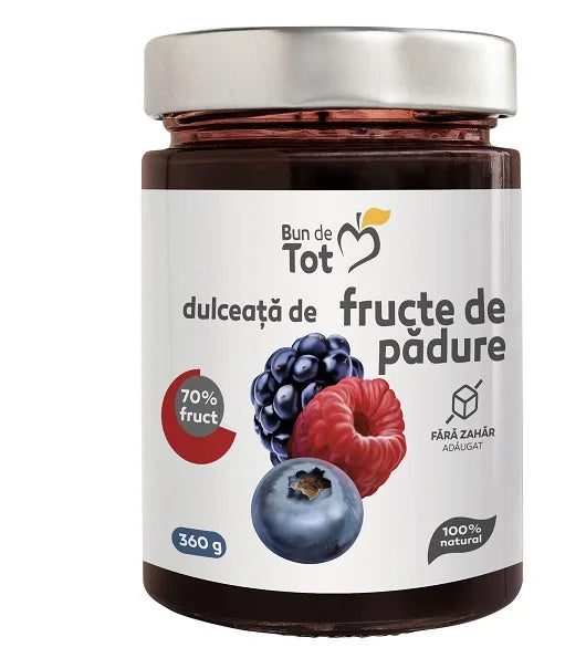 Dulceata de fructe de padure fara zahar 360gr-DACP.00566