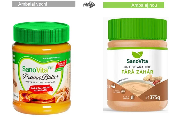 Pasta de alune cremoasa (fara zahar), 375 gr-SANO.00242