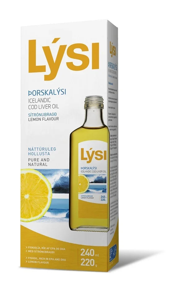 Ulei din Ficat de Cod cu Lamai, 240 ml-SAGA.00003