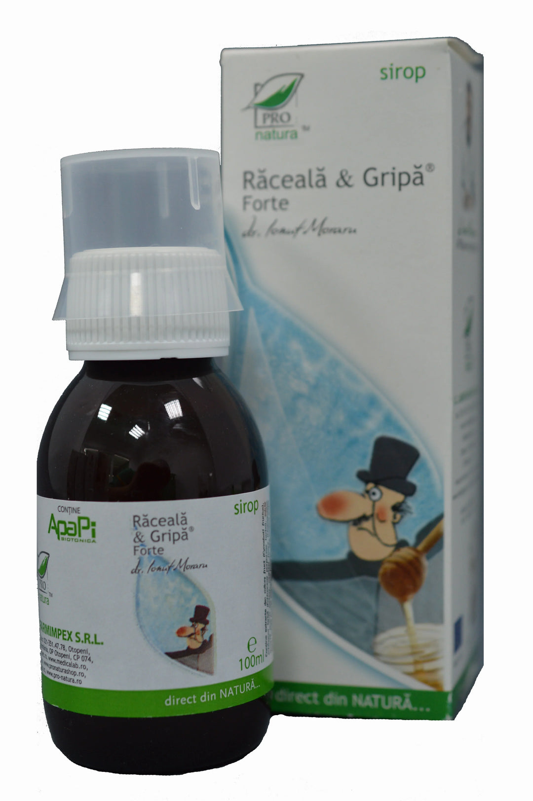 Raceala & Gripa Forte Sirop, 100 ml-MEDI.00080
