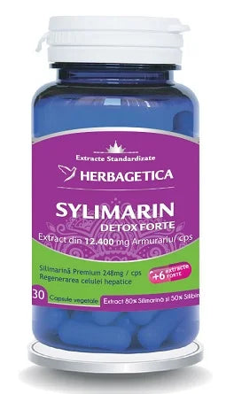Silymarin 80/50 Detox Forte, 30 cps-HERB.00985