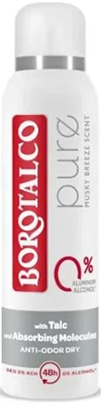 Borotalco spray Pure Musk, 150 ml-SOCI.00008