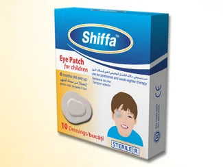 Shiffa plasturi oculari sterili pentru copii, 10 bucati-SARA.00417