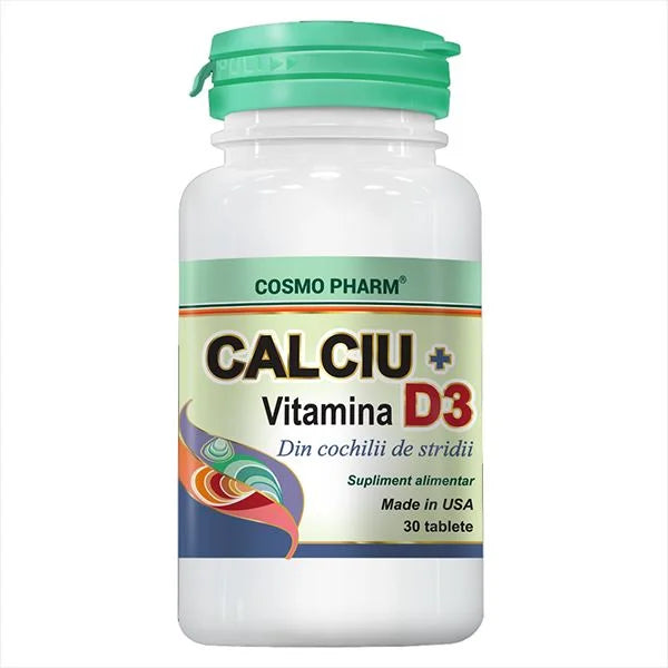 Calciu + Vitamina D3 30 comprimate-CSPH.00009