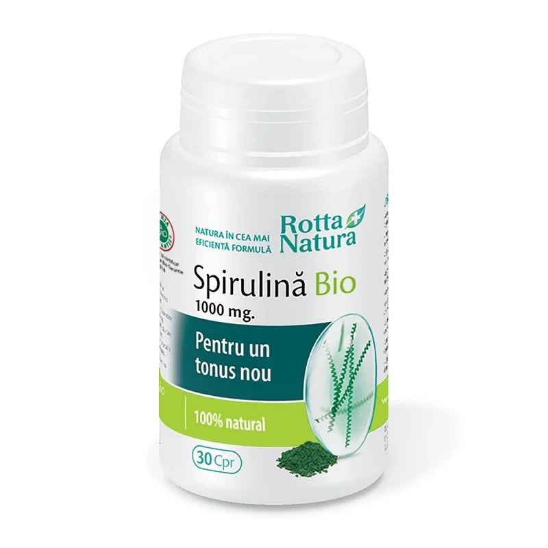 Spirulina Bio 1000 mg, 30 cpr-ROTT.00211