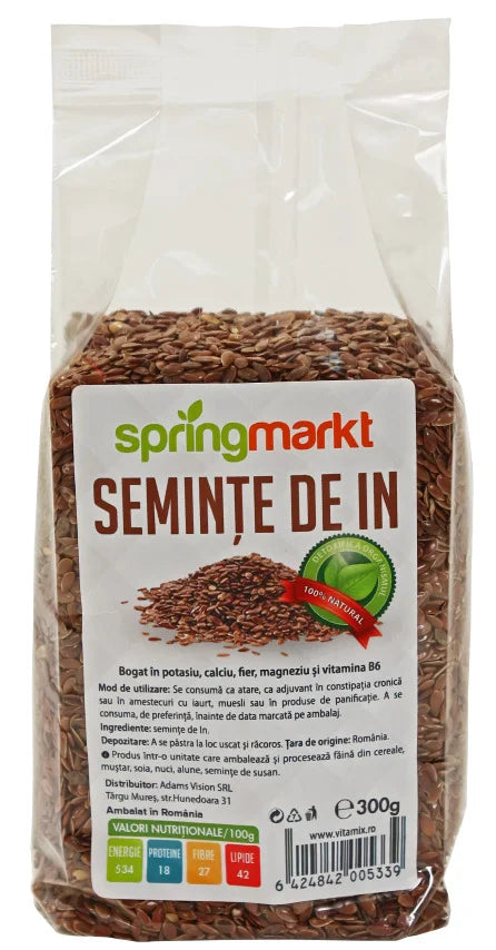 Seminte de in, 300 gr-ADAM.00329
