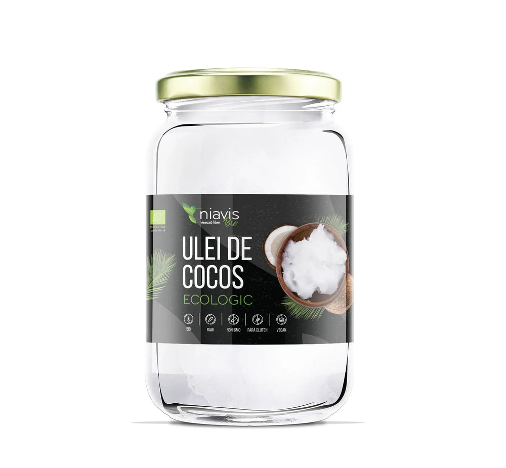 Ulei de Cocos Virgin Ecologic (Bio), 500 ml / 460 g-NIAV.00028