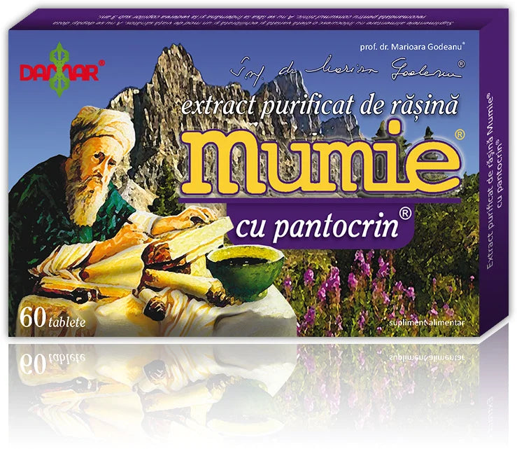 Mumie-extract rasina + pantocrin 60cpr-DAMG.00037