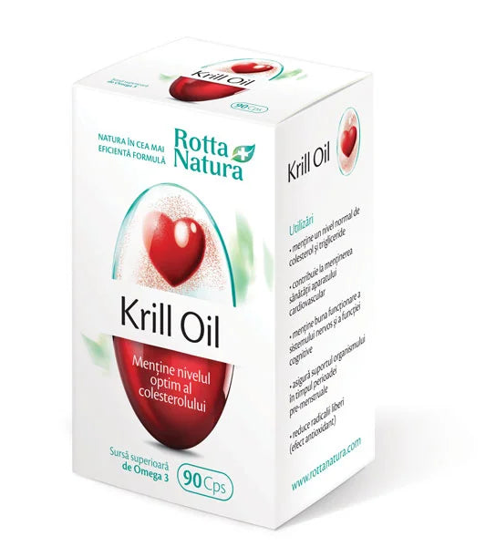 Krill Oil 500 mg, 90 cps-ROTT.00151