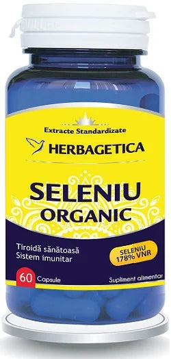 Seleniu Organic, 60 cps-HERB.00753