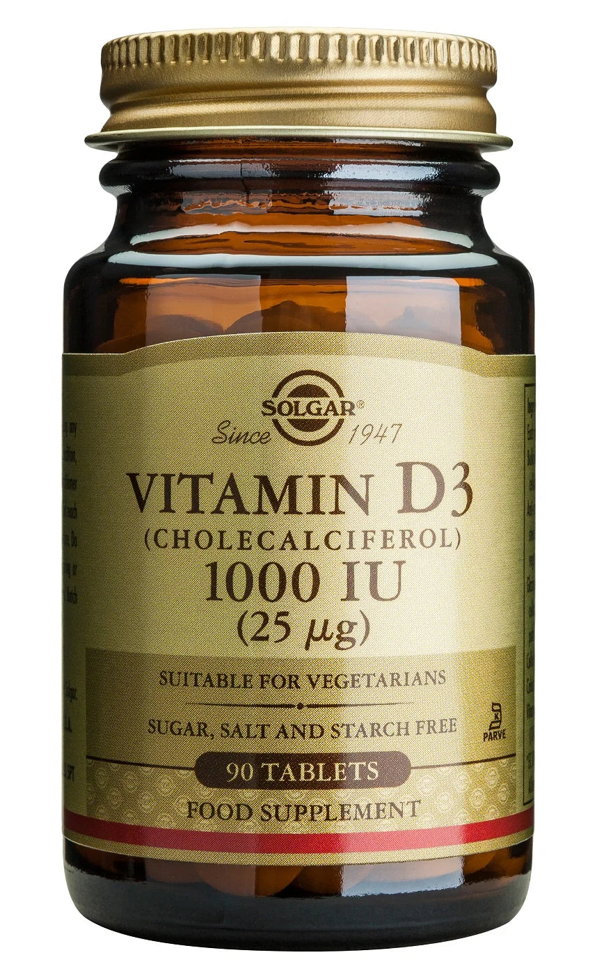 Vitamina D3 1000 UI (25 mcg), 90 comprimate-SOLG.00000