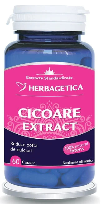Cicoare (Extract), 60 cps-HERB.00764