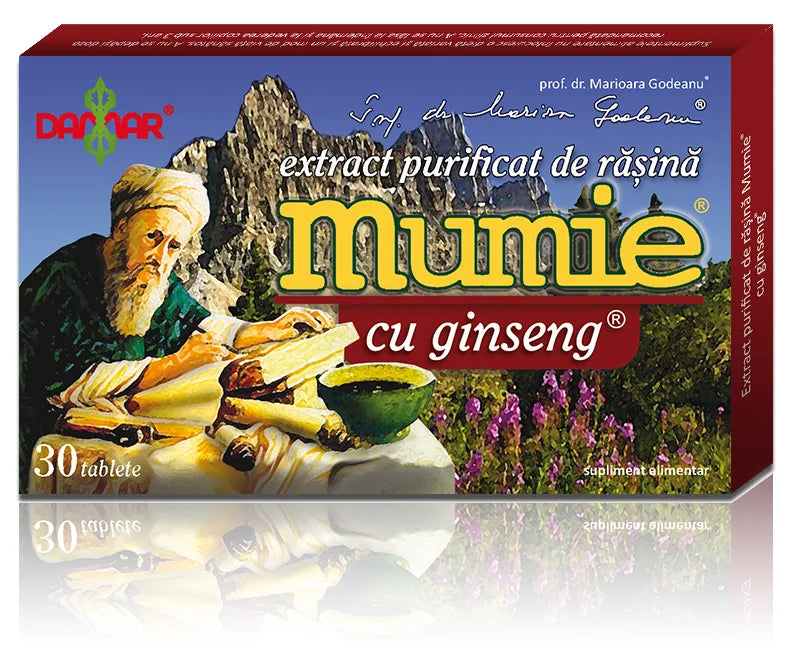 Mumie-extract rasina + ginseng 30cpr-DAMG.00005