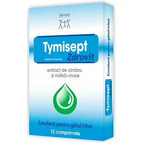 Tymisept, 12 comprimate-ZDRO.00045