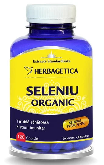Seleniu Organic, 120 cps-HERB.01096