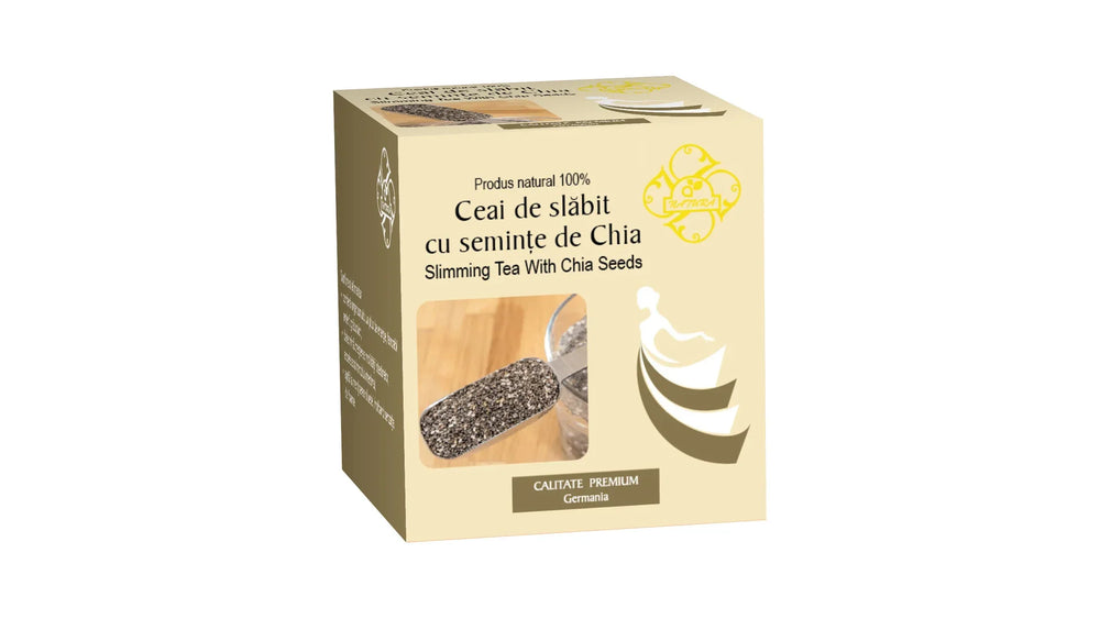 Ceai pentru slabit cu seminte de chia, 2 grame x 20 doze-BISN.00013