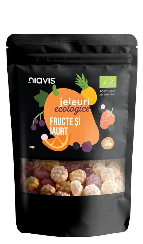 Jeleuri Ecologice cu Fructe si Iaurt, 100 g-NIAV.00124