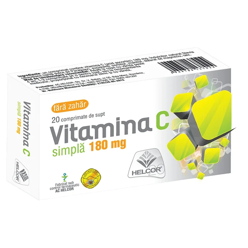 Vitamina C 180 mg, 20 comprimate-HELC.00080