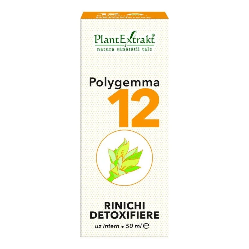 Polygemma 12 Rinichi Detoxifiere, 50 ml-PLAX.00123