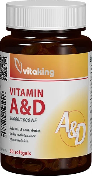Vitamina A & D, 60 capsule-VITA.00120