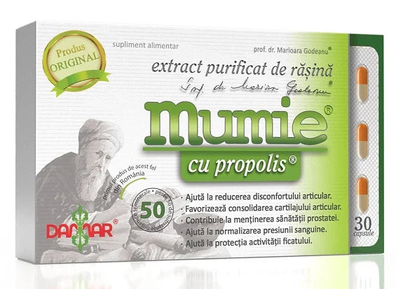 Mumie-extract rasina + propolis 30cps-DAMG.00024