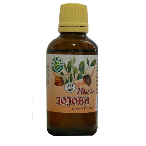 Ulei de Jojoba Presat la Rece, 50 ml (Uz Extern)-HERB.00527