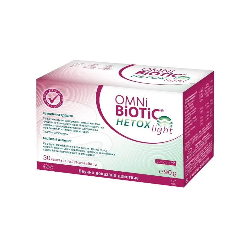 Omni-Biotic Hetox Light, 3 gr × 30 dz-VDRA.00016