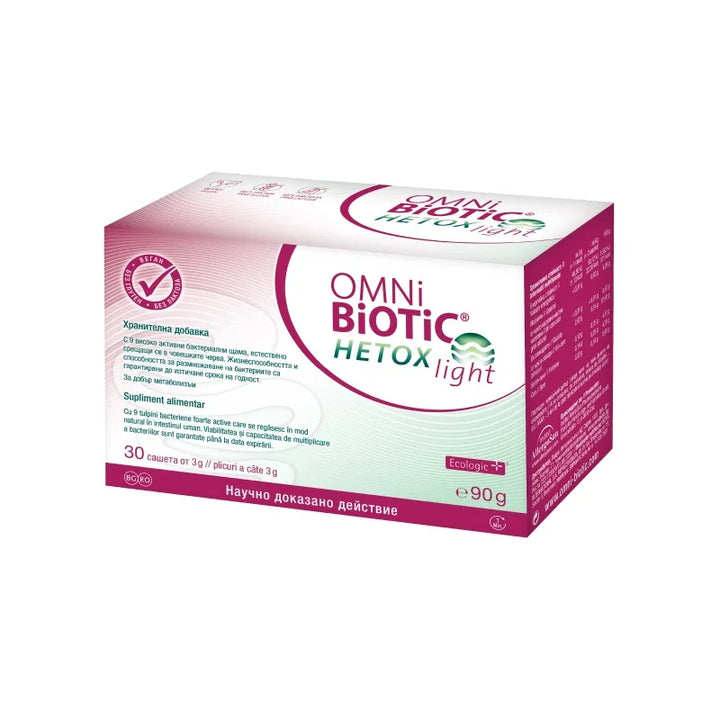 Omni-Biotic Hetox Light, 3 gr × 30 dz-VDRA.00016