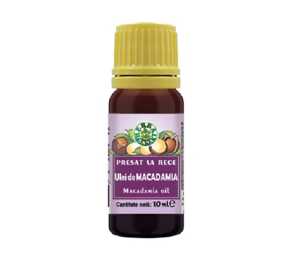 Ulei de Macadamia Presat la Rece, 10 ml-HERB.01463