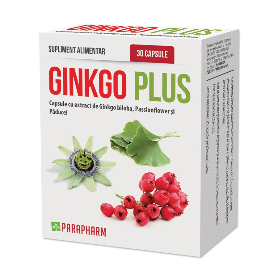 Ginkgo Plus, 30 cps-QUAN.00038