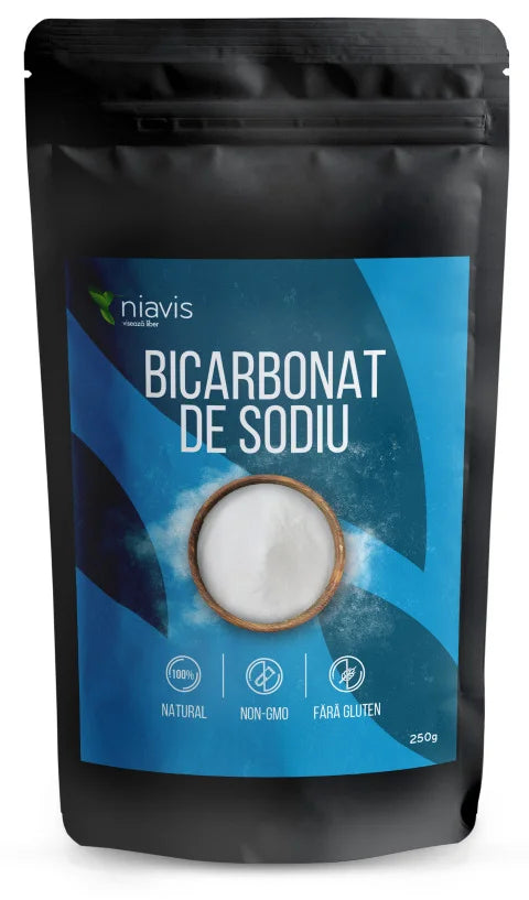 Bicarbonat de Sodiu Pulbere Naturala, 250 g-NIAV.00044