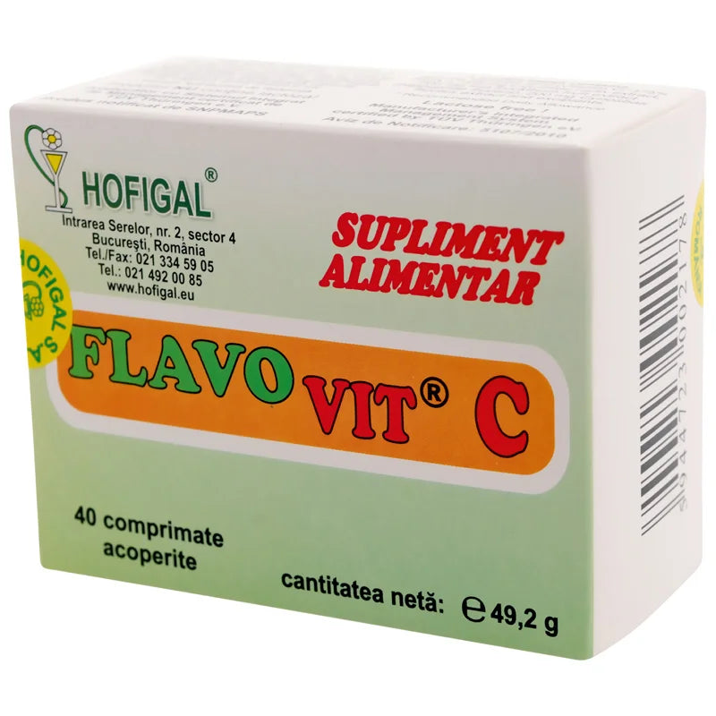 Flavovit C 500 mg, 40 comprimate-HOFI.00048