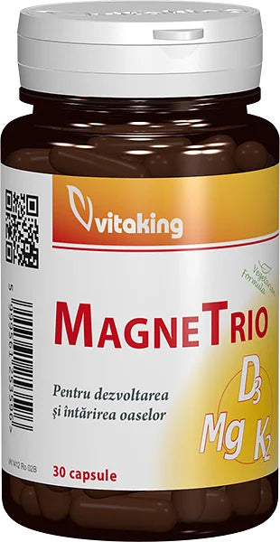 Magne Trio (Magneziu + K2 + D3), 30 capsule-VITA.00191
