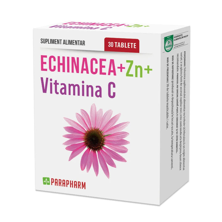 Echinaceea + Zinc + Vitamina C, 30 cpr-QUAN.00030