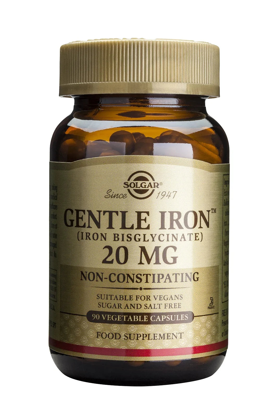 Gentle Iron 20 mg, 90 capsule-SOLG.00015
