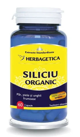 Siliciu Organic, 60 cps-HERB.00754