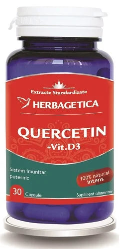 Quercetin + Vit. D3, 30 cps-HERB.01298