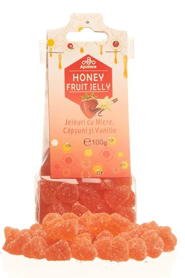 Jeleuri cu miere, capsuni si vanilie 100 gr-APID.00050