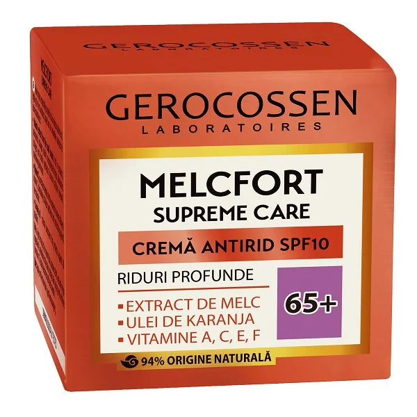 Crema antirid SPF 10 (65+) – Melcfort Supreme, 50 ml-GERO.00647