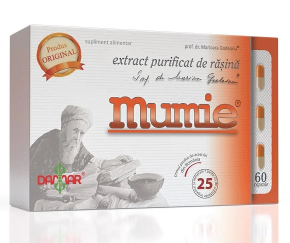 Mumie-extract purif de rasina 60cps-DAMG.00023