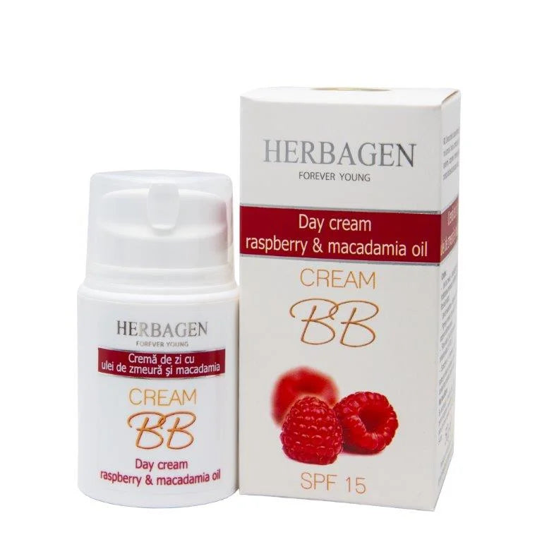 Crema BB de Zi cu Ulei de Zmeura & Macadamia, 50 g-HERB.00703