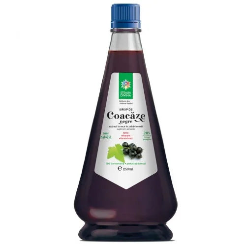 Sirop de coacaze negre, 250 ml-SANT.00304