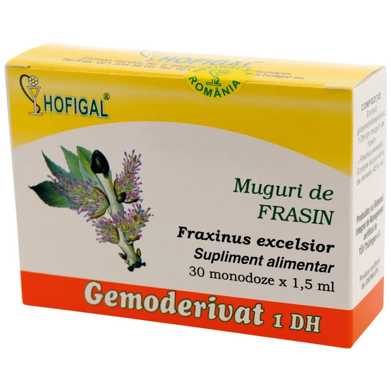 Gemoderivat Muguri Frasin, 1,5 ml x 30 monodoze-HOFI.00063