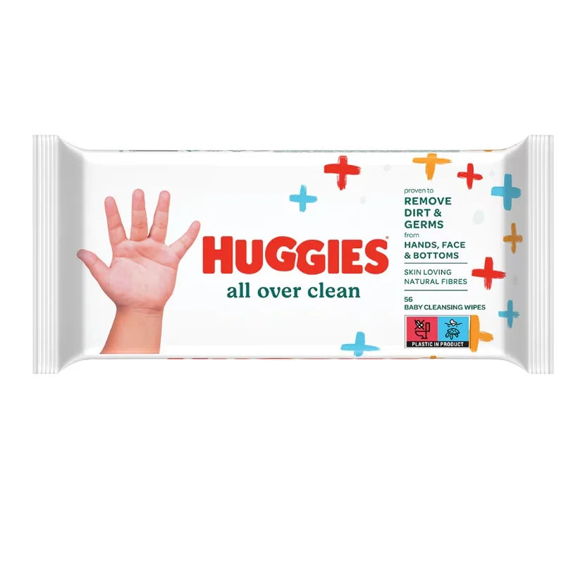 Huggies servetele Baby All Over Clean, 56 bucati-KIMB.00004