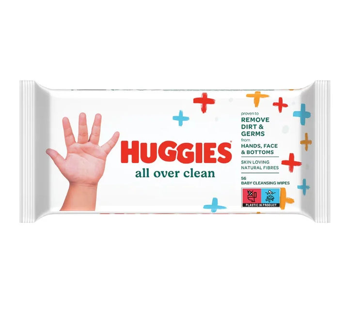 Huggies servetele Baby All Over Clean, 56 bucati-KIMB.00004